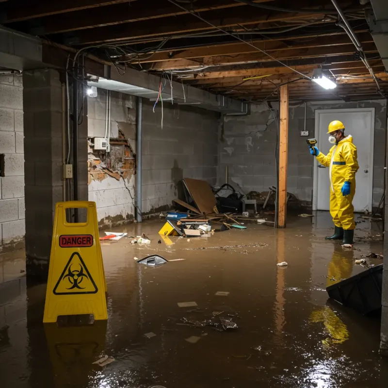 Flooded Basement Electrical Hazard in Maili, HI Property